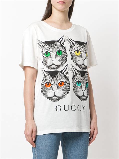 gucci tshirt mystic cat girls|gucci mules angry cat.